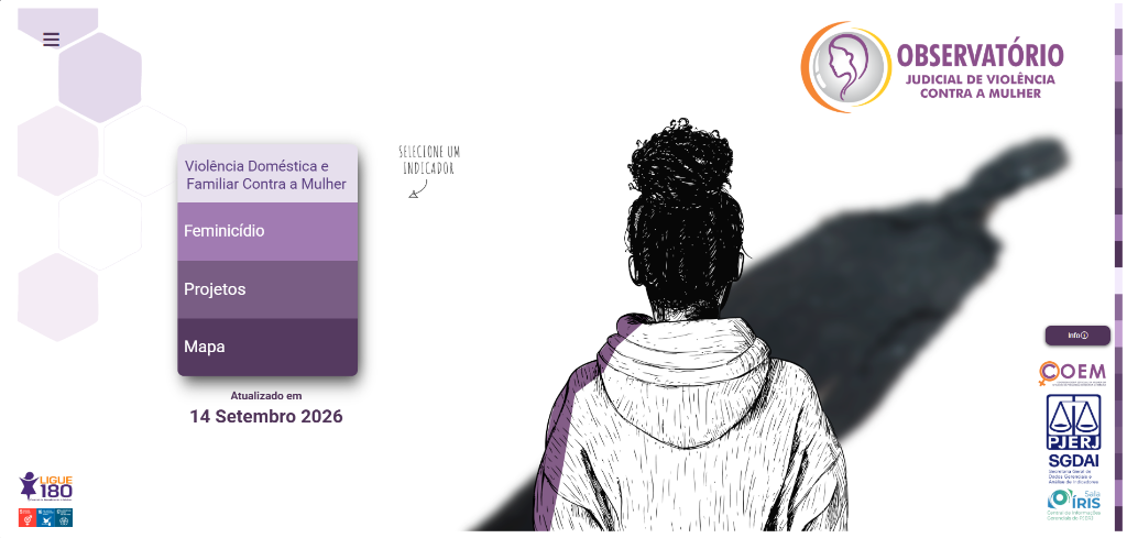 Visualização do Observatório de Violência Doméstica Contra a Mulher